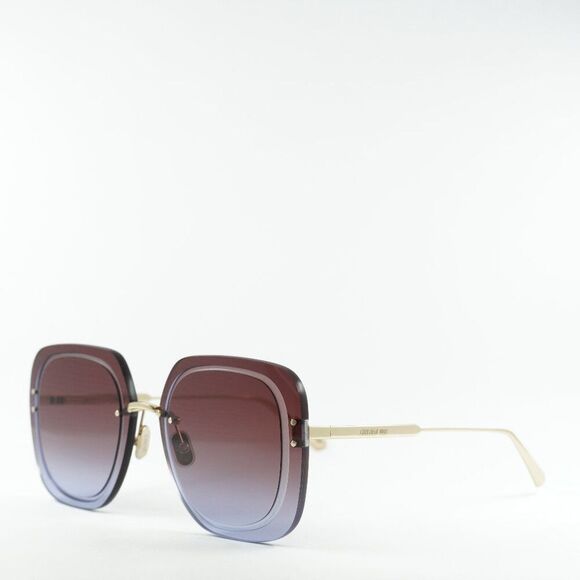 🕶️ New Dior ULTRADIOR SU B0D2 Sunglasses - Gold Frame, Bordeaux Lenses - Picture 1 of 13